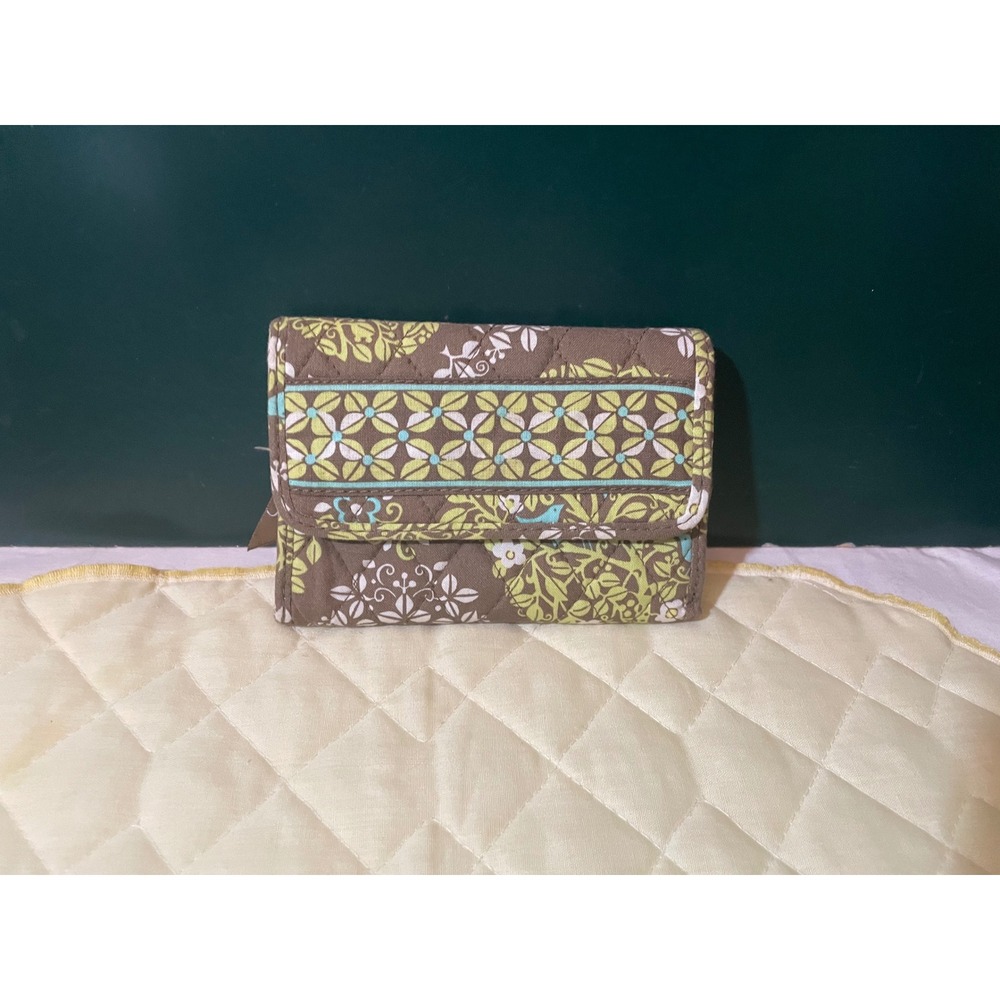 Vera Bradley Sittin' in a Tree Trifold Wallet Night and Day